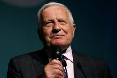 Václav Klaus starší na mítinku Brexit Party v Londýně