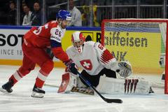 MS 2018, Česko-Švýcarsko: Michal Řepík - Leonardo Genoni