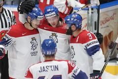 Češi slaví v zápase Česko - Rakousko na MS 2019