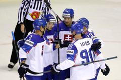 Slováci slaví v zápase Slovensko - Francie na MS 2019