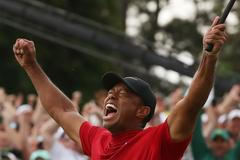 Tiger Woods v Augustě 2019