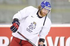 Trénink české reprezentace na MS 2019: Jakub Voráček