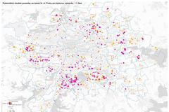 Potenciálně volné městské pozemky pro výstavbu bytových domů
