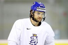 Trénink české reprezentace na MS 2019: Michael Frolík