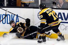 Útočník Bostonu David Krejčí v play off NHL 2019