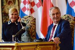 Miloš Zeman Kolinda Grabarová Kitarovičová