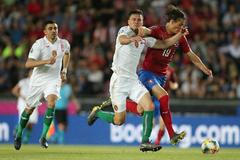 Patrik Schick v kvalifikaci ME 2020 Česko - Bulharsko.