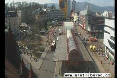 Webkamera zachytila uzavření Nákupního centra Forum Liberec