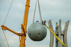 Vodojem jako fotbalová trofej. Turnov má novou dominantu