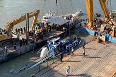 Vyzvedávání Mořské panny ze dna Dunaje