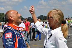 Gabriele Tarquini v závodě WTCR na Slovakia Ringu 2018