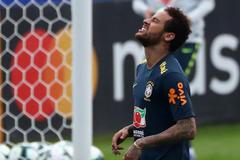 Neymar na tréninku před Copa America 2019
