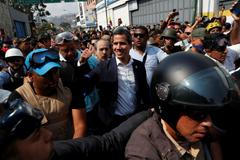 Venezuela Juan Guaido střet