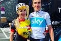 Rebecca More a Geraint Thomas