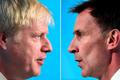Boris Johnson a Jeremy Hunt.