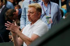 Wimbledon 2015: Boris Becker, trenér Novaka Djokoviče