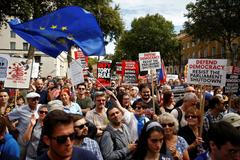 Demonstrace anti-brexit Londýn