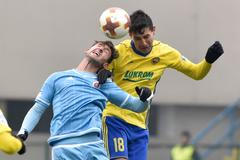 fotbal, příprava, Slovan Bratislava - Zlín, Andraž Šporar a Zoran Gajič