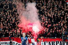 fotbal, kvalifikace ME 2020, Maďarsko - Slovensko, fanoušci Maďarska