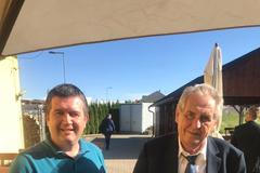 Miloš Zeman Jan Hamáček jednají o Staňkovi a Šmardovi v penzionu na Vysočině 2019