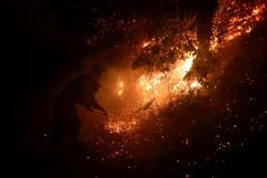 Lesní požáry ve Španělsku