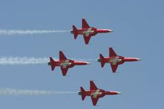 Švýcarská aerobatická skupina Patrouille Suisse