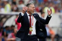 Jaroslav Šilhavý v zápase kvalifikace ME 2020 Kosovo - Česko.