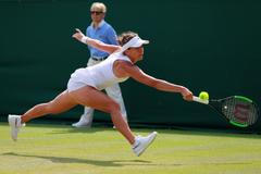 Barbora Strýcová v osmifinále Wimbledonu 2019