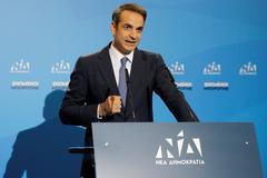 Vítěz řeckých voleb Kyriakos Mitsotakis