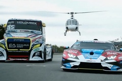 V Brně soutěžily závodní Lamborghini, tahač Buggyra a vrtulník