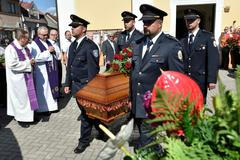 František Čuba Slušovice pohřeb