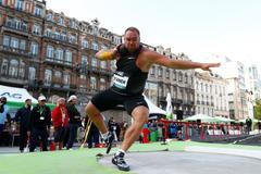 Tomáš Staněk na Diamantové lize v Bruselu 2019