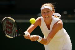 Petra Kvitová ve 2. kole Wimbledonu 2019