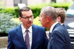 Andrej Babiš Mateusz Morawiecki summit EU