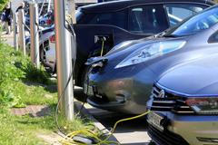 Dobíjecí stanice pro elektromobily v Oslu