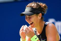 Belinda Bencicová ve vítězném čtvrtfinále US Open 2019