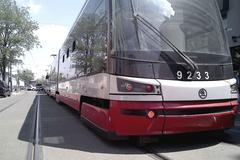 Karlín / Nehoda / Tramvaje / 31. 5. 2019