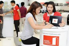 Stánek společnosti Home Credit na Filipínách
