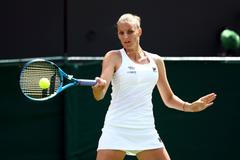 Karolína Plíšková v prvním kole Wimbledonu 2019