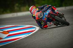 Filip Salač na KTM ve Velké ceně České republiky třídy Moto3