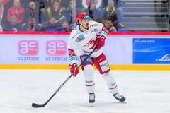 15. kolo hokejové extraligy 2019/20, Třinec - Kometa: Třinecký útočník Matěj Stránský