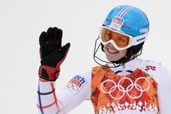 Bývalá sjezdařka Klára Křížová na olympiádě 2014 v Soči
