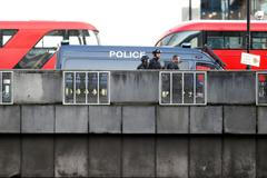 Policie Británie Londýn London Bridge