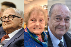 Agent Mossadu Rafi Ejtan, přeživší holokaustu Eva Korová a exprezident Jaques Chirac