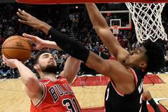 NBA: Portland Trail Blazers at Chicago Bulls, Tomáš Satoranský