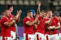 Čtvrtfinále MS v ragby 2019, Wales - Francie: Velšané oslavují postup