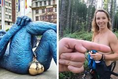 Gorila se zlatými varlaty a odvážná snowboardistka Pančochová.