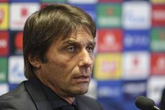 Slavia - Inter, trénink, Liga mistrů (Antonio Conte)