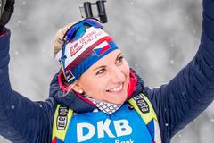 SP v biatlonu, Hochfilzen 2019: Lucie Charvátová ve sprintu