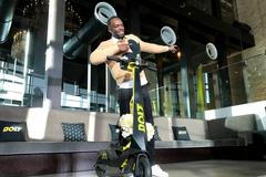 Usain Bolt při slavnostním otevření olympijského stadionu v Tokiu